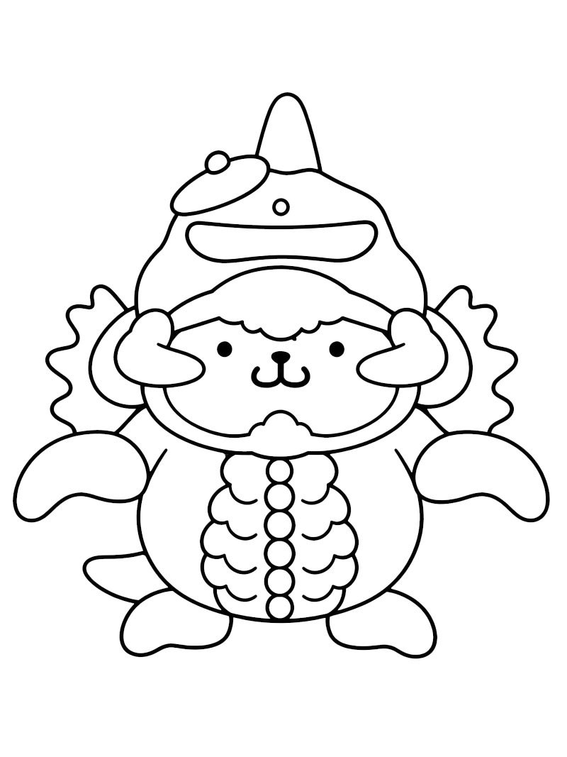 Pompompurin Gigan Desenho para Colorir Pompompurin Gigan Desenho para Colorir