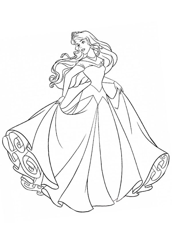 Princesa Aurora Desenho para Colorir Princesa Aurora Desenho para Colorir
