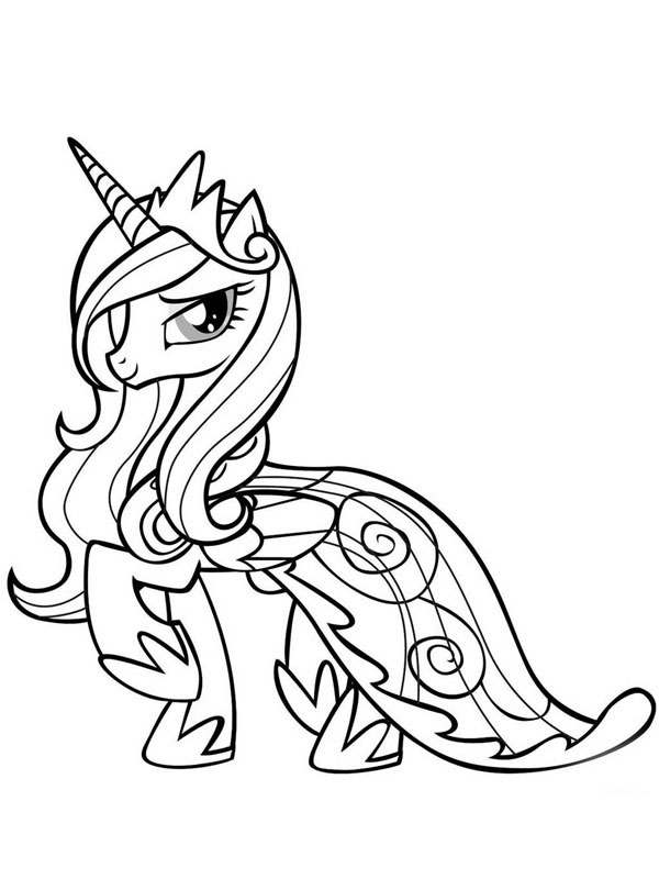 Princesa Cadance Desenho para Colorir Princesa Cadance Desenho para Colorir