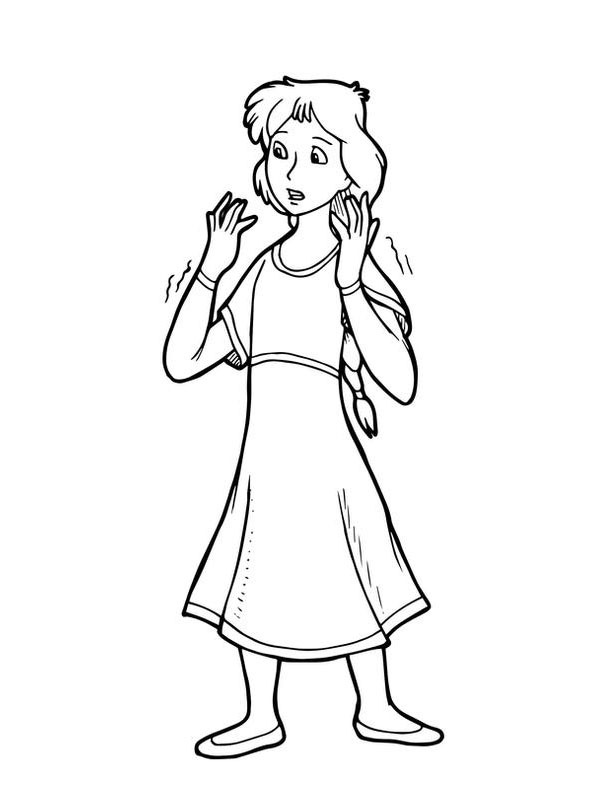 Princesa Clara Desenho para Colorir Princesa Clara Desenho para Colorir