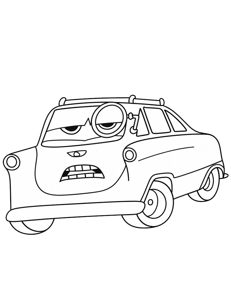 Professor Z (Carros 2) Desenho para Colorir Professor Z (Carros 2) Desenho para Colorir