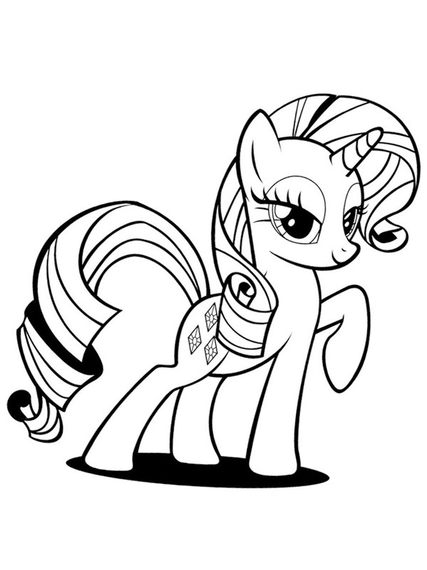 Rarity Desenho para Colorir Rarity Desenho para Colorir