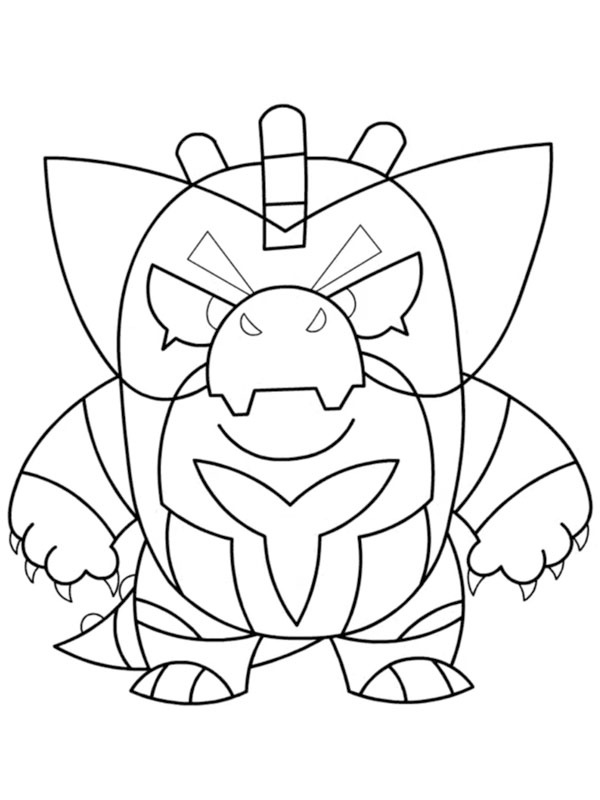 Buzz Godzilla Vermelho Desenho para Colorir Buzz Godzilla Vermelho Desenho para Colorir