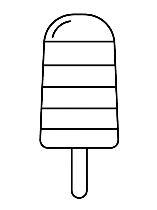 Sorvete de arco-íris Desenho para Colorir Sorvete de arco-íris Desenho para Colorir
