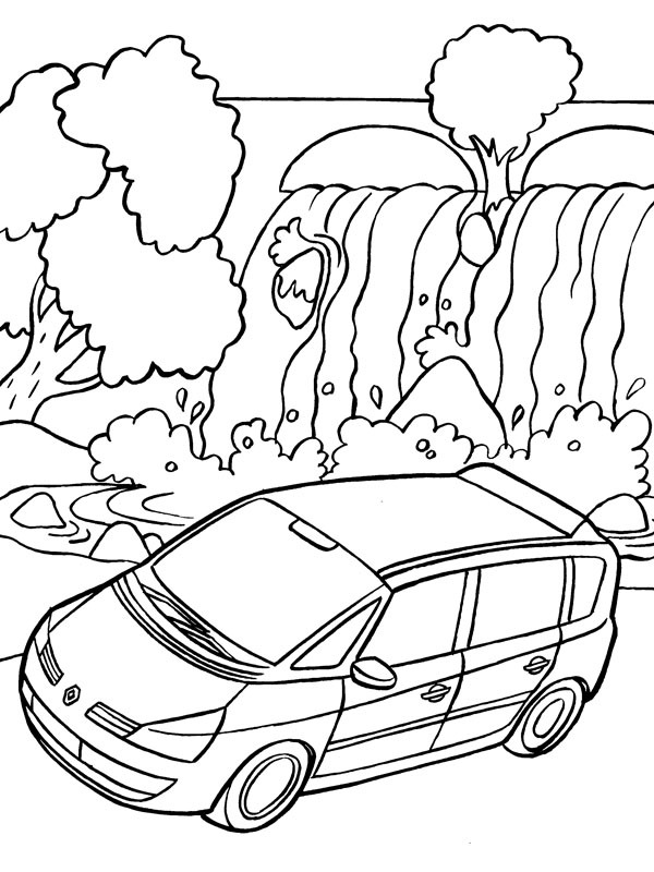 Renault Espace Desenho para Colorir Renault Espace Desenho para Colorir