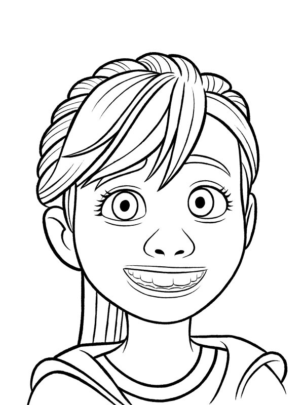 Riley (Divertida Mente) Desenho para Colorir Riley (Divertida Mente) Desenho para Colorir
