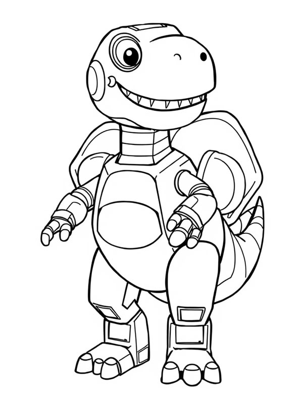 Robô dinossauro Desenho para Colorir Robô dinossauro Desenho para Colorir