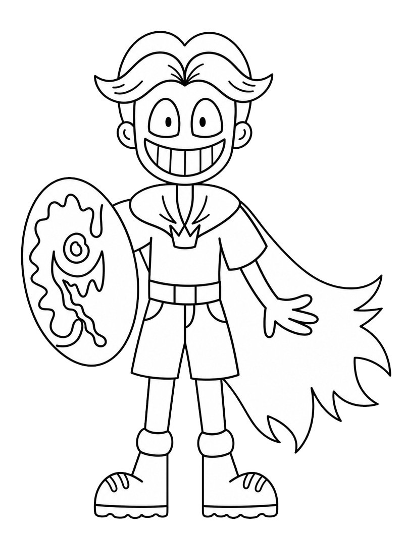 Rory Redcape (Poppy Playtime) Desenho para Colorir Rory Redcape (Poppy Playtime) Desenho para Colorir