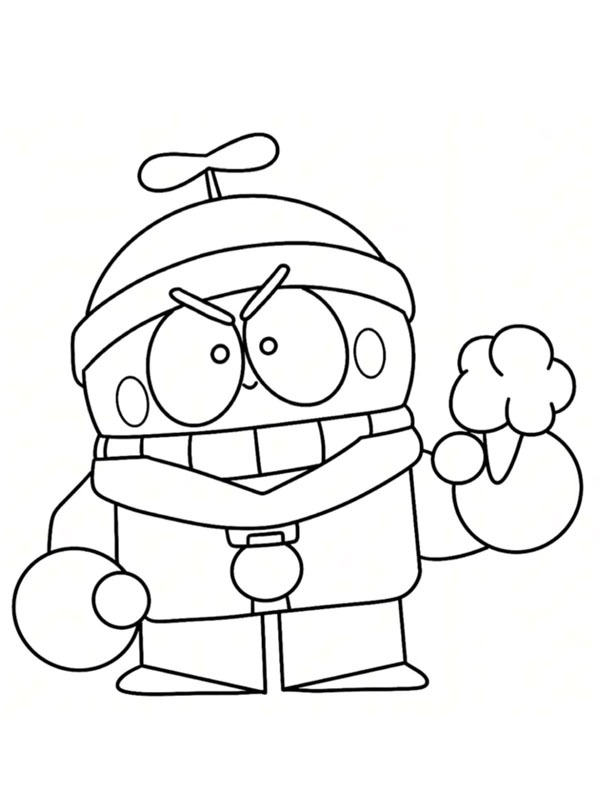 Lou Rude (Brawl Stars) Desenho para Colorir Lou Rude (Brawl Stars) Desenho para Colorir