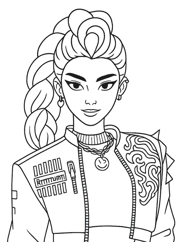 Rumi (Guerreiras do K-Pop) Desenho para Colorir Rumi (Guerreiras do K-Pop) Desenho para Colorir