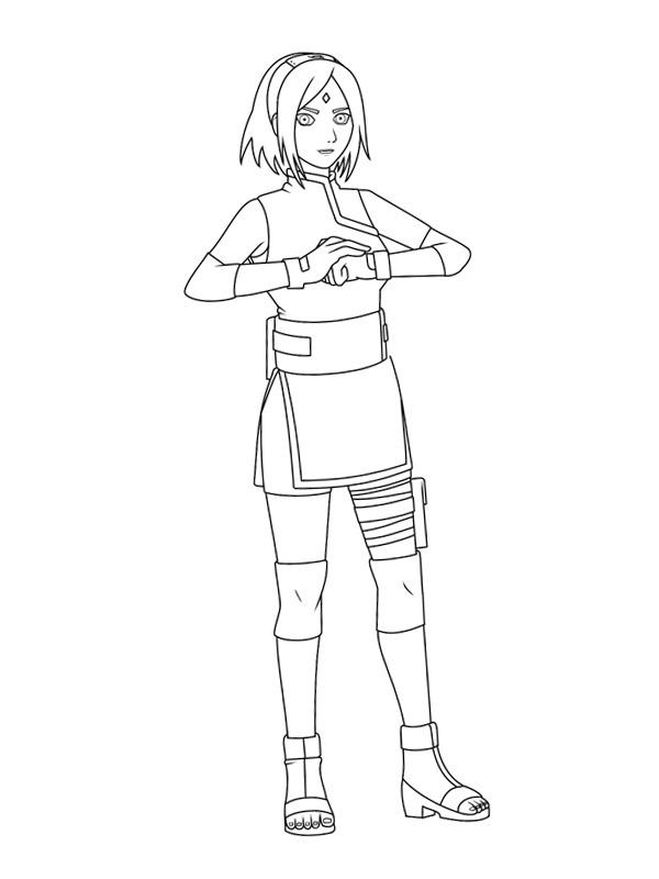 Sakura Haruno Desenho para Colorir Sakura Haruno Desenho para Colorir