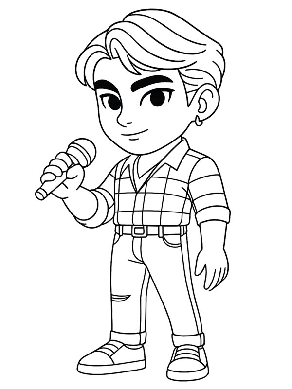 Jinu fofo (Saja boys) Desenho para Colorir Jinu fofo (Saja boys) Desenho para Colorir