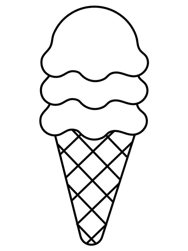 Bola de sorvete Desenho para Colorir Bola de sorvete Desenho para Colorir