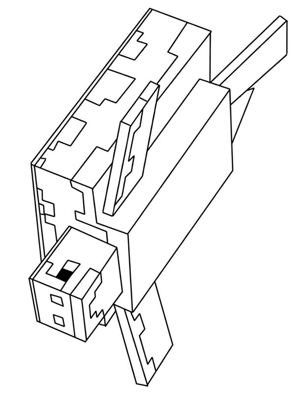 Tartaruga do Minecraft Desenho para Colorir Tartaruga do Minecraft Desenho para Colorir
