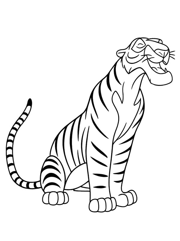 Shere Khan Desenho para Colorir Shere Khan Desenho para Colorir