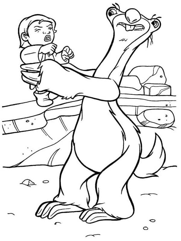 Sid e Roshan Desenho para Colorir Sid e Roshan Desenho para Colorir