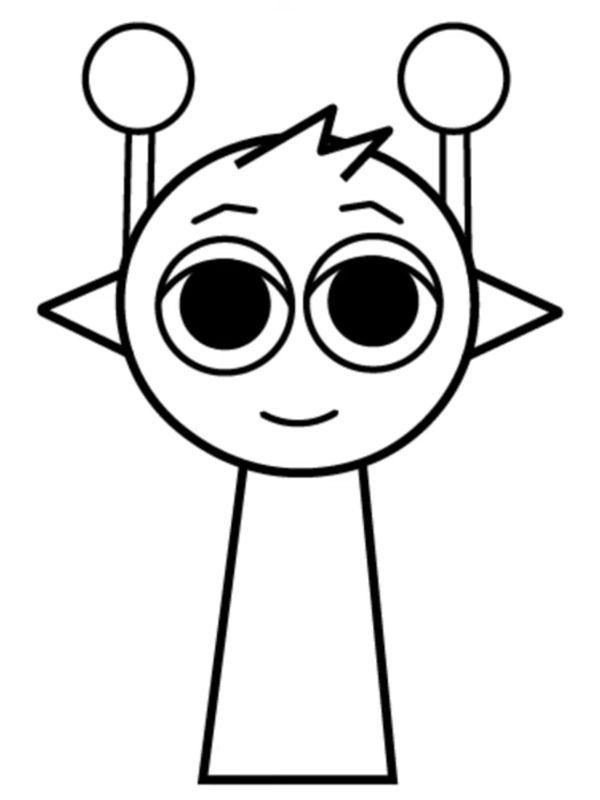 Simon Incredibox Sprunki Desenho para Colorir Simon Incredibox Sprunki Desenho para Colorir