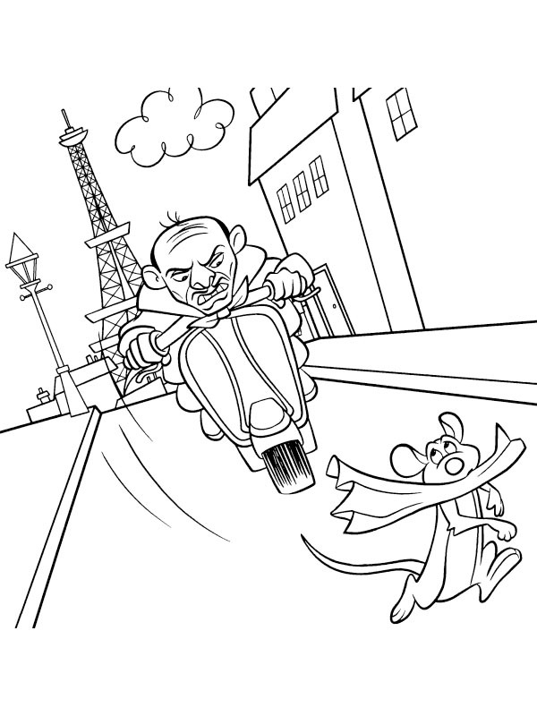 Skinner e Remy Desenho para Colorir Skinner e Remy Desenho para Colorir