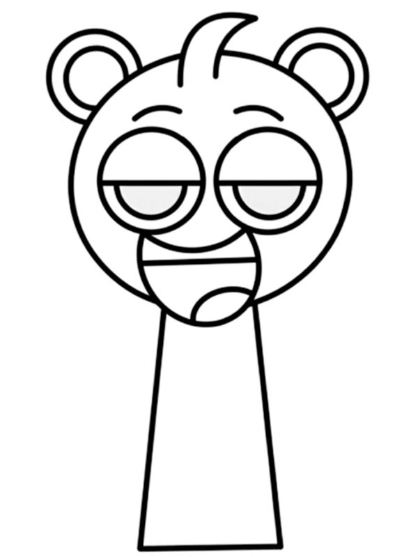 Sky Blue Sprunki Desenho para Colorir Sky Blue Sprunki Desenho para Colorir