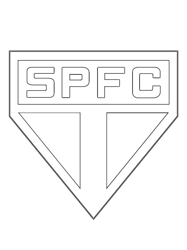 São Paulo FC Desenho para Colorir São Paulo FC Desenho para Colorir