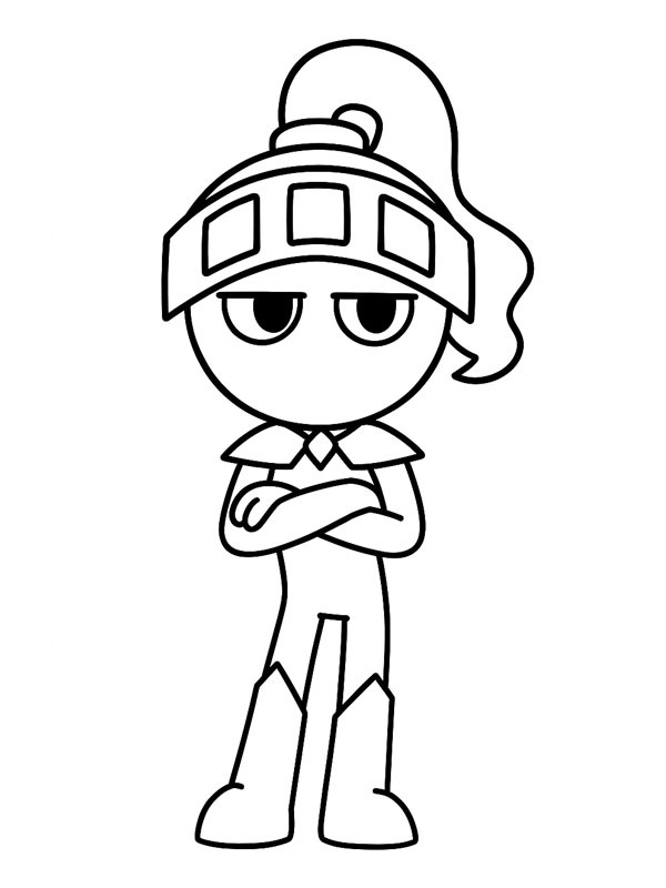 Soulvester (Dandy's World) Desenho para Colorir Soulvester (Dandy's World) Desenho para Colorir
