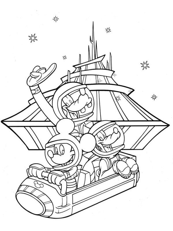 Space Mountain Disneylândia Desenho para Colorir Space Mountain Disneylândia Desenho para Colorir