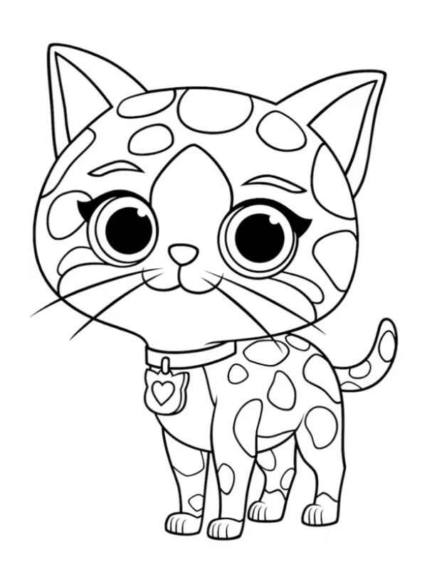 Sparks (SuperGatinhos) Desenho para Colorir Sparks (SuperGatinhos) Desenho para Colorir