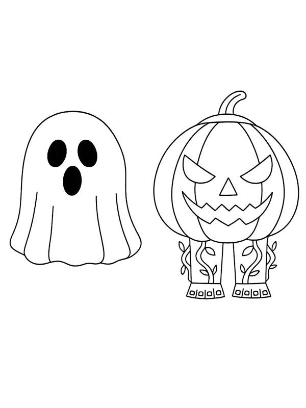 Spooky and Pumpky (Steal A Brainrot) Desenho para Colorir Spooky and Pumpky (Steal A Brainrot) Desenho para Colorir