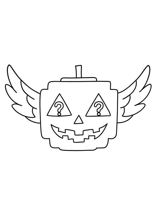 Spooky Lucky Block (Steal a Brainrot) Desenho para Colorir Spooky Lucky Block (Steal a Brainrot) Desenho para Colorir