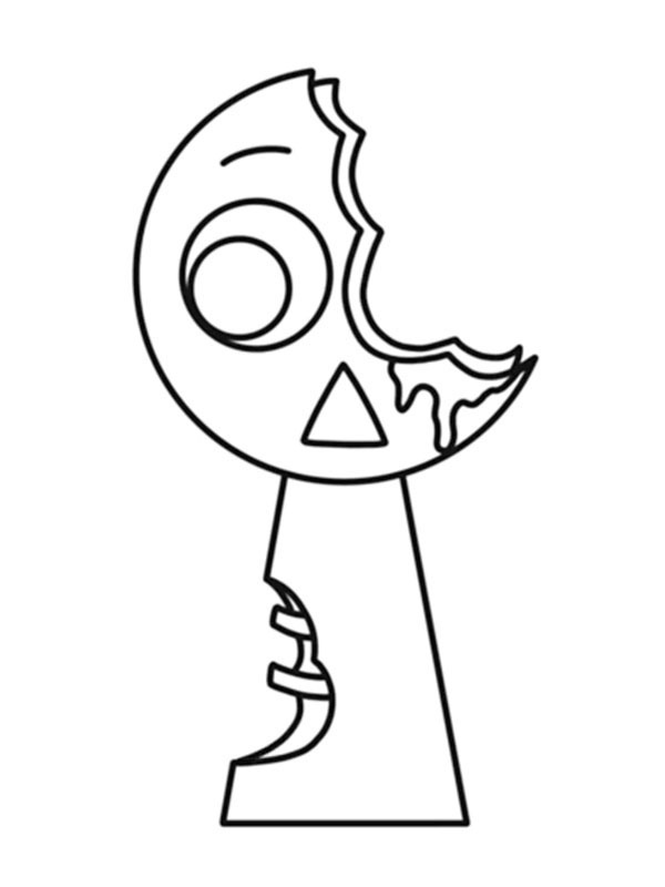 Sprunki Brud Phase 2 Desenho para Colorir Sprunki Brud Phase 2 Desenho para Colorir