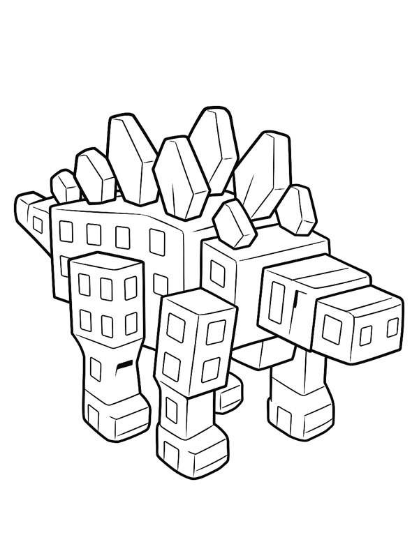 Estegossauro (Grow a Garden) Desenho para Colorir Estegossauro (Grow a Garden) Desenho para Colorir