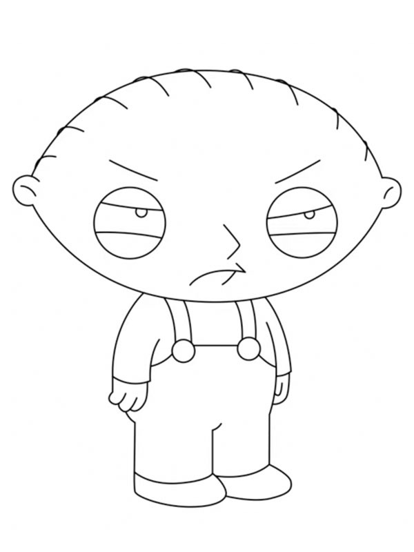 Stevie Griffin triste Desenho para Colorir Stevie Griffin triste Desenho para Colorir