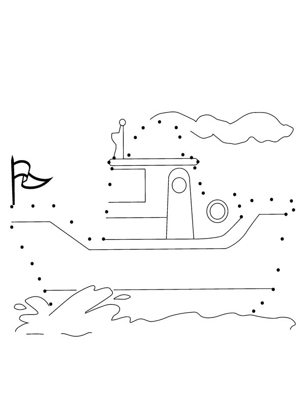 Desenhar um barco a vapor Desenho para Colorir Desenhar um barco a vapor Desenho para Colorir
