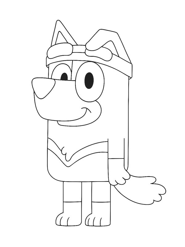 Stripe Heeler Desenho para Colorir Stripe Heeler Desenho para Colorir