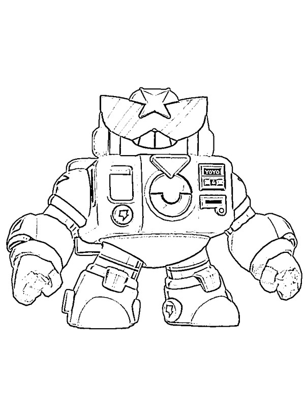 Surge (Brawl Stars) Desenho para Colorir Surge (Brawl Stars) Desenho para Colorir