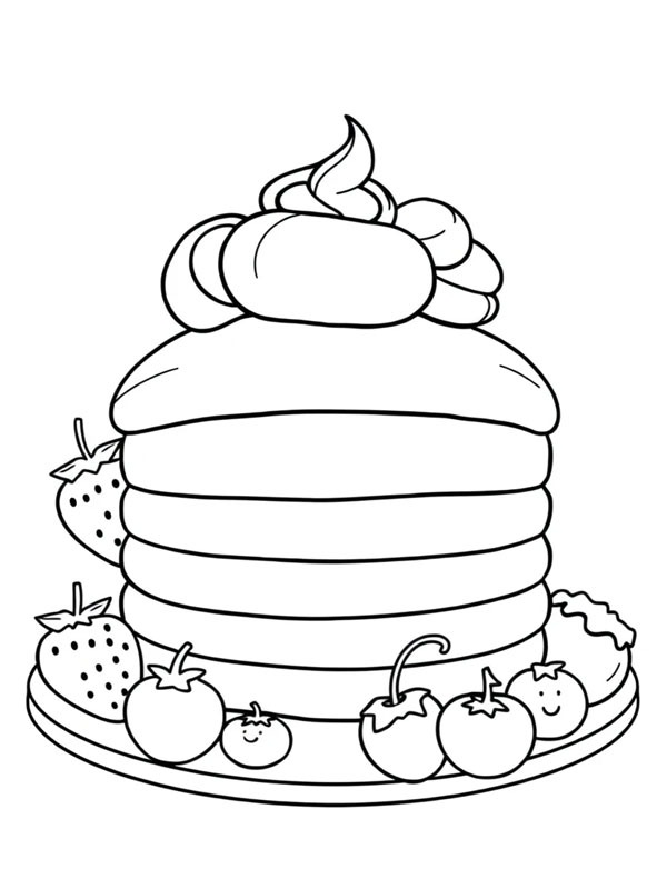 Bolo sem velas Desenho para Colorir Bolo sem velas Desenho para Colorir