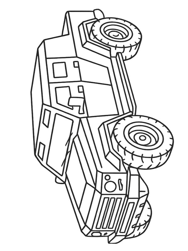Veículo off-road Desenho para Colorir Veículo off-road Desenho para Colorir