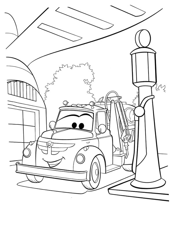 Caminhão de combustível Chug (Aviões) Desenho para Colorir Caminhão de combustível Chug (Aviões) Desenho para Colorir