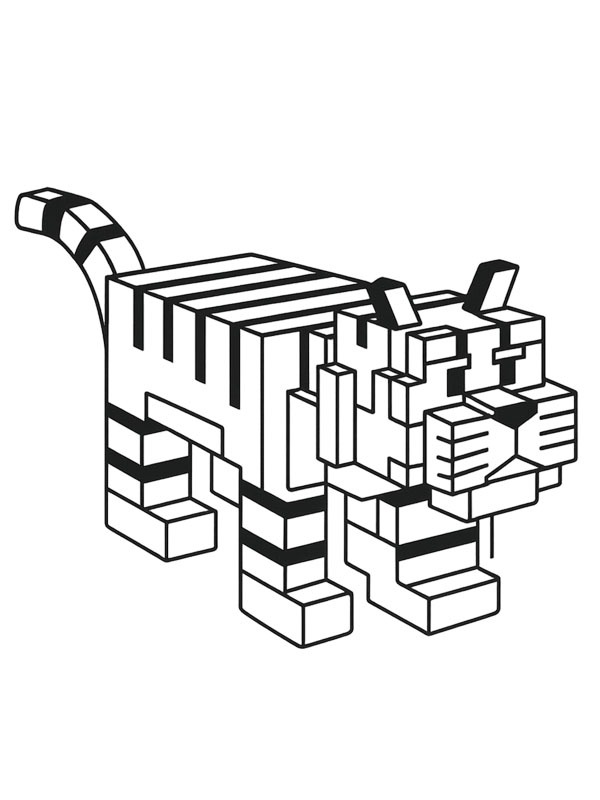 Tigre (Grow a Garden) Desenho para Colorir Tigre (Grow a Garden) Desenho para Colorir