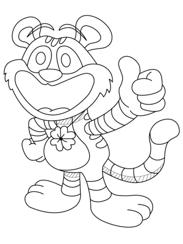 Tiggy Tigers Desenho para Colorir Tiggy Tigers Desenho para Colorir