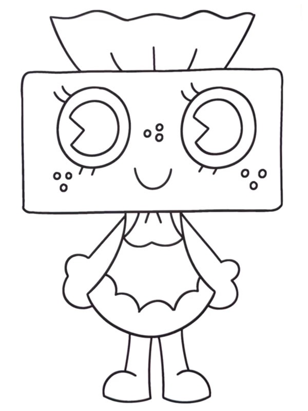 Tisha (Dandy's World) Desenho para Colorir Tisha (Dandy's World) Desenho para Colorir