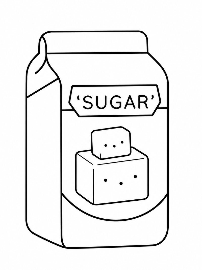 Toca Boca a&ccedil;&uacute;car Desenho para Colorir