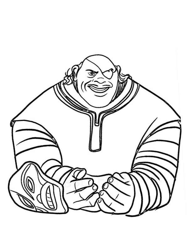 Tong (Raya e o Último Dragão) Desenho para Colorir Tong (Raya e o Último Dragão) Desenho para Colorir