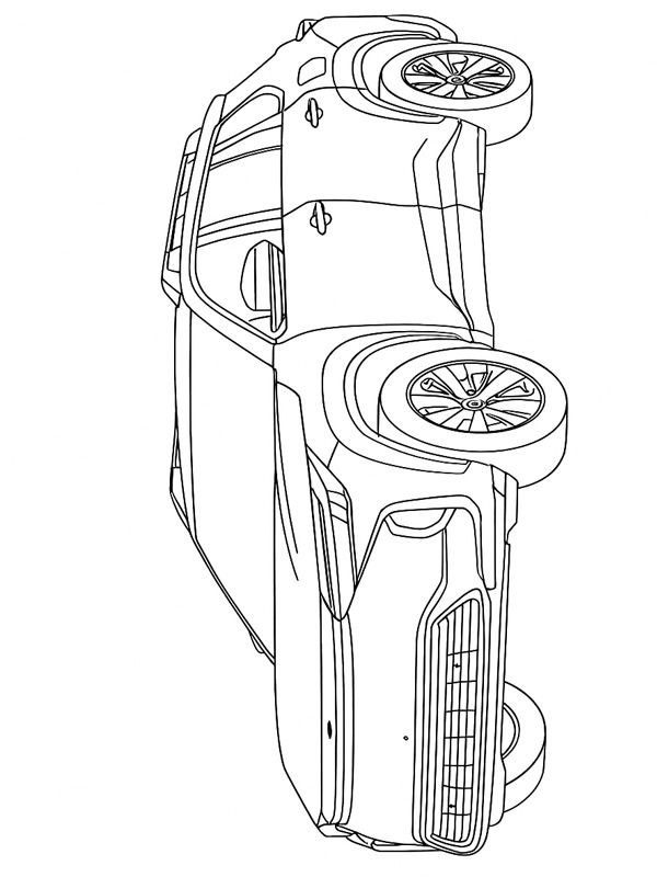 Toyota bZ Woodland Desenho para Colorir Toyota bZ Woodland Desenho para Colorir