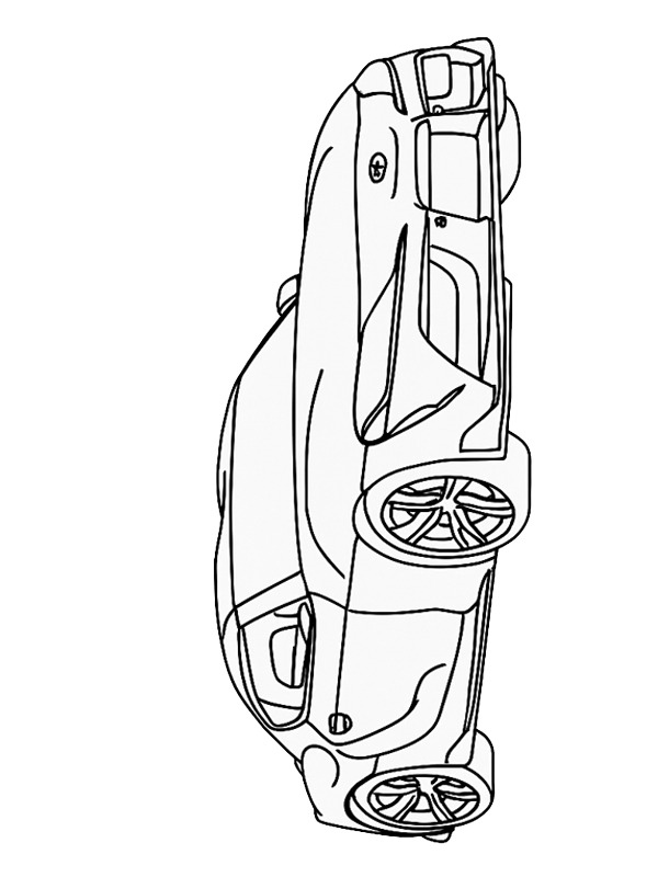 Toyota GR Supra Desenho para Colorir Toyota GR Supra Desenho para Colorir