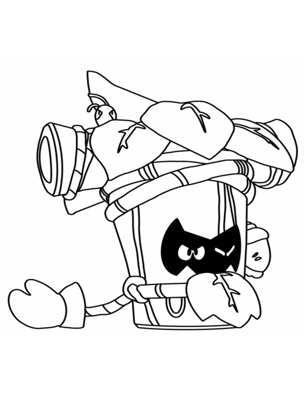 Trunk (Brawl Stars) Desenho para Colorir Trunk (Brawl Stars) Desenho para Colorir