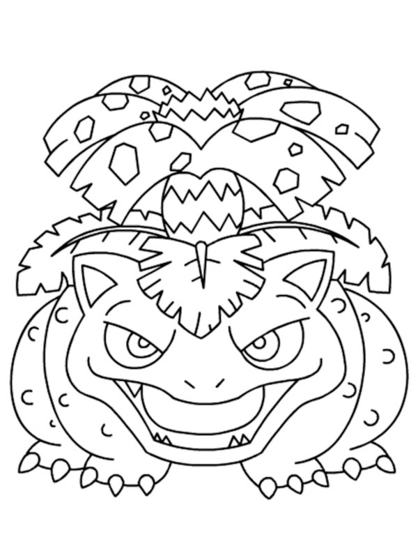 Venusaur (Pokémon) Desenho para Colorir Venusaur (Pokémon) Desenho para Colorir