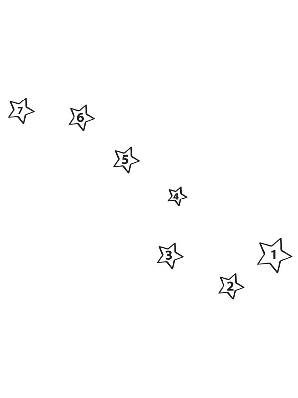 Ligue as estrelas Desenho para Colorir Ligue as estrelas Desenho para Colorir
