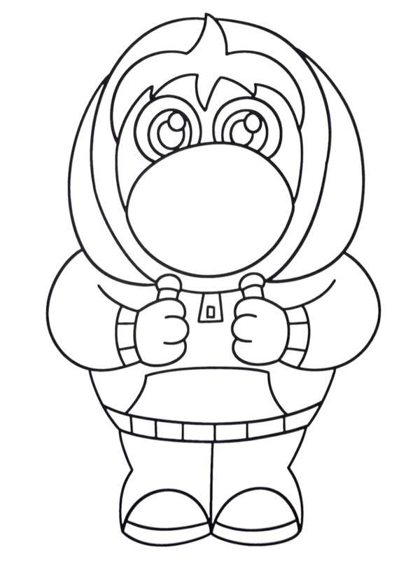 Vergonha (Divertida Mente) Desenho para Colorir Vergonha (Divertida Mente) Desenho para Colorir