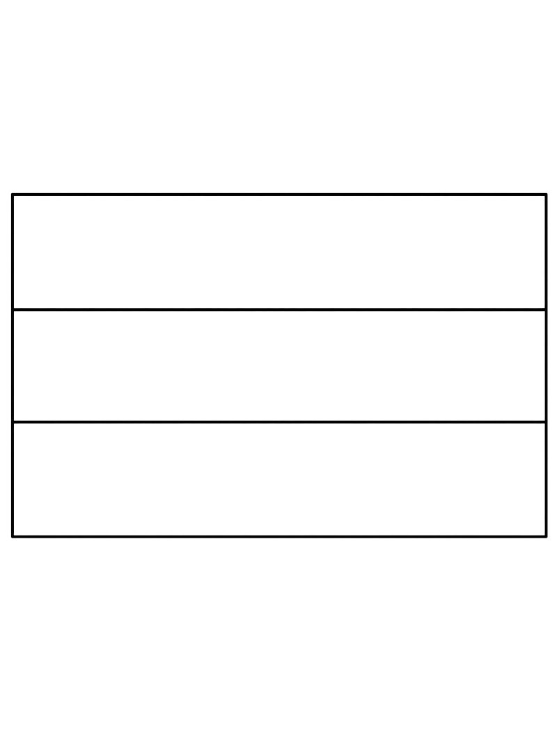 Bandeira da Bulg&aacute;ria Desenho para Colorir